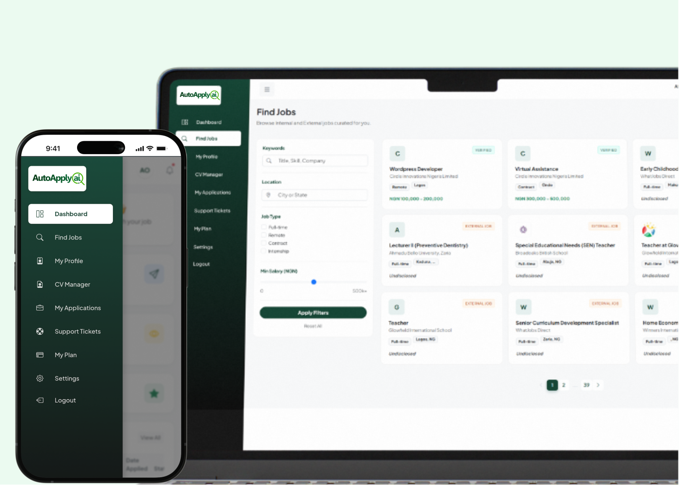 Jobify Dashboard
